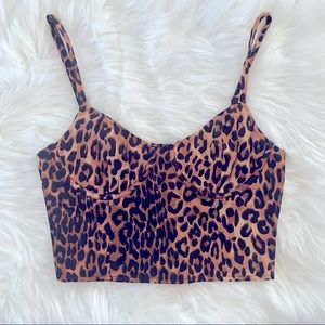 Wild Honey Cheetah Top